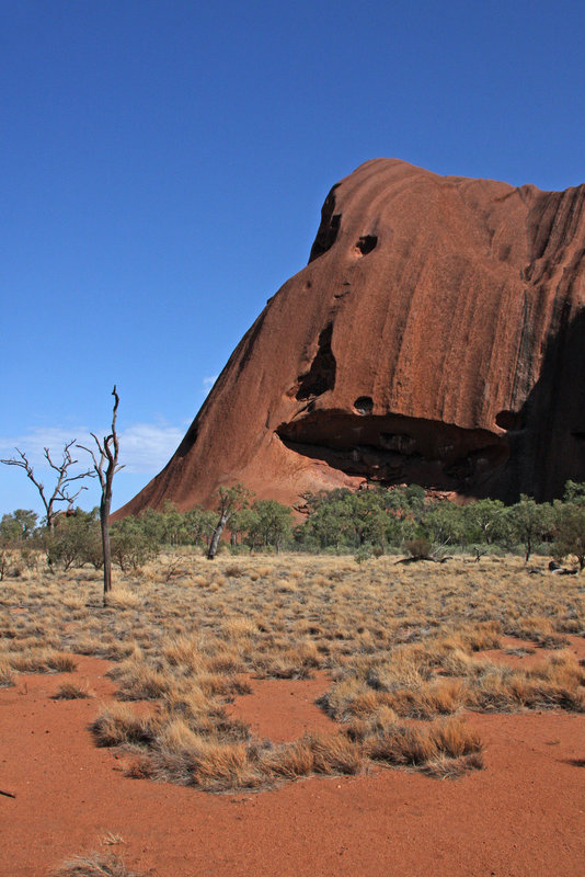 Towering rock