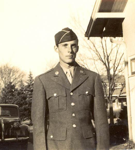 Uncle Dick on leave, 1942, Milwaukee