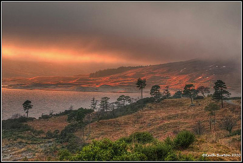 Scotland, evening light