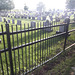 Danville cemetery / Cimetière clôturé.