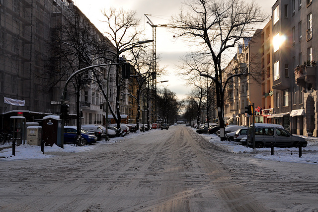 Berlin – Knesebeckstraße on a Sunday morning