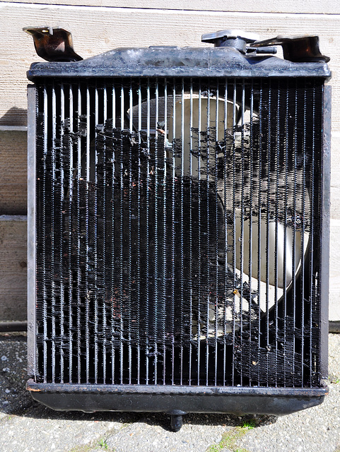 Radiator of a Diahatsu Cuore