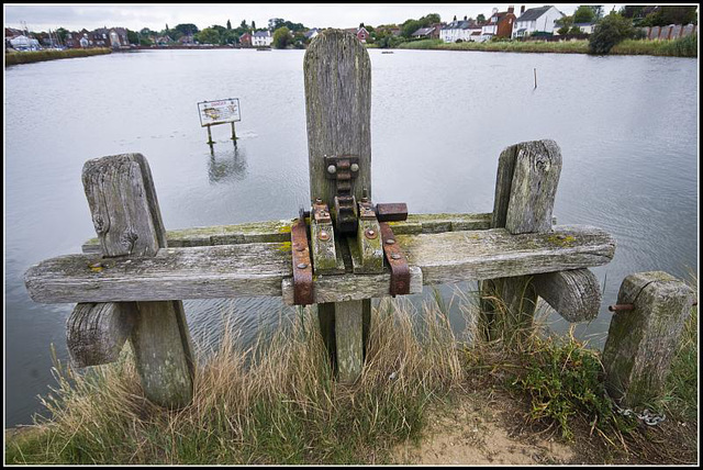 Old Lock Gates on the Slipper Mill Pond, Emsworth