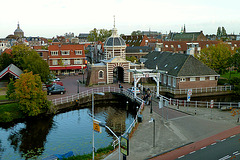 View of the Morspoort (Marsh Gate) of Leiden