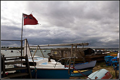 Eastney - Boats and Red Ensign