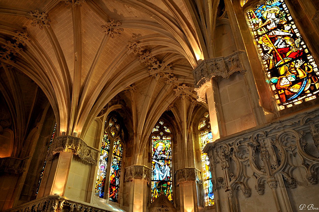 Voûtes de la Chapelle St-Hubert - Château d'Amboise - Indre-et-Loire