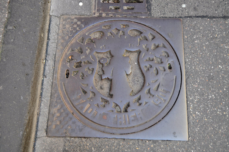 Holiday 2009 –  1901 manhole cover of the city of Trier, Germany