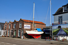 Parking your boat on the driveway.