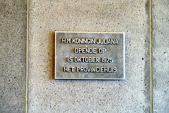 Queen Juliana opened the Provinciehuis on October 15, 1975