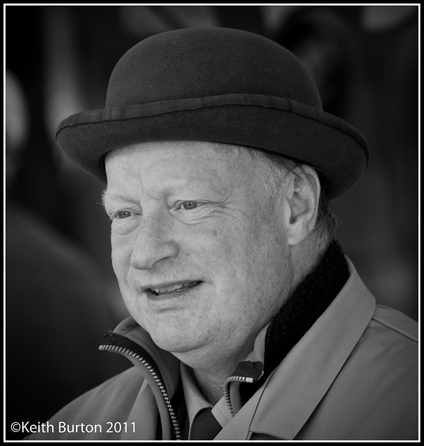 Man in bowler hat