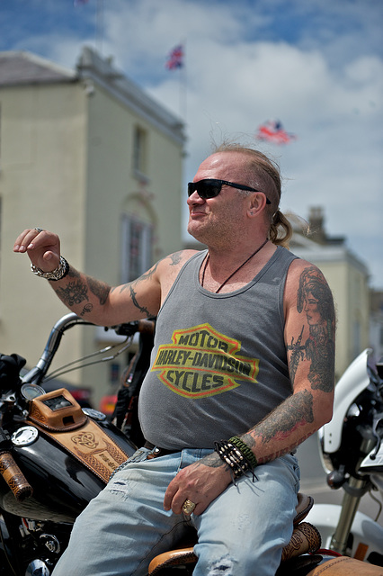 Jed and his Harley