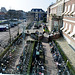 View of the front yard of the Kamerlingh Onnes Buiding of Leiden University