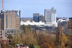View of Leiden Central station