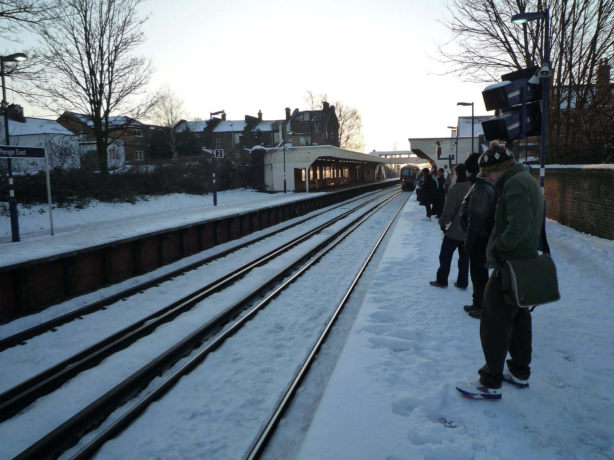 Here comes the train