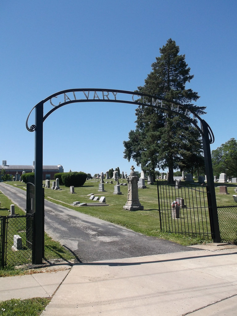 Calvary Cemetery.