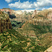 Zion NP, Canyon Overlook, Sept. 1978 (270°)