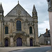 Façade de l'abbatiale de St-Jouin-de-Marnes - Deux-Sèvres