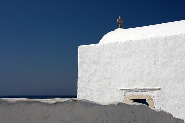 Overlooking the sea