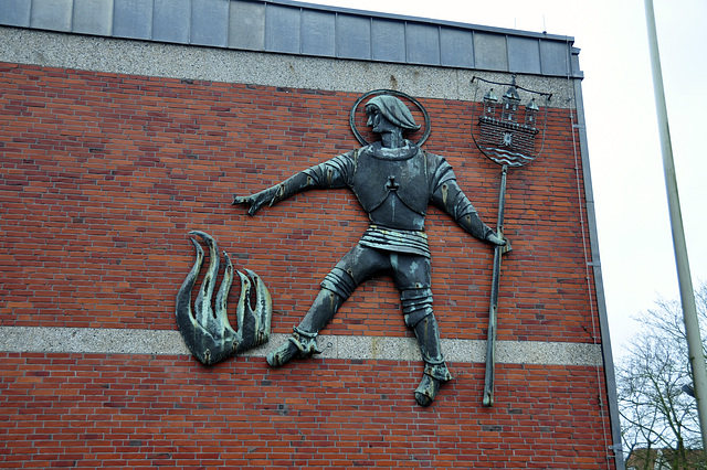 Saint Florian, patron saint of firefighters