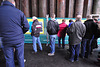 Open day A4 aquaduct – People looking at the information boards
