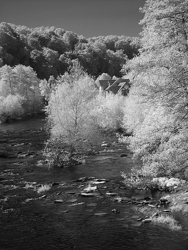 View West from Ludford Bridge