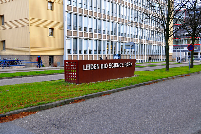 Sign for the Leiden Bio Science Park