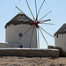 Mykonos Windmills - Vertical shot