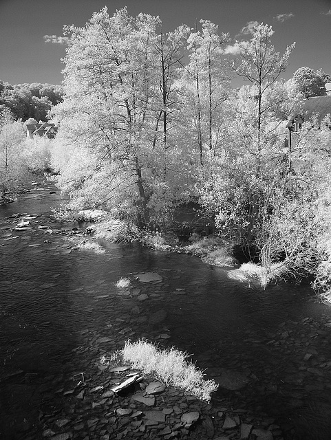 View West from Ludford Bridge