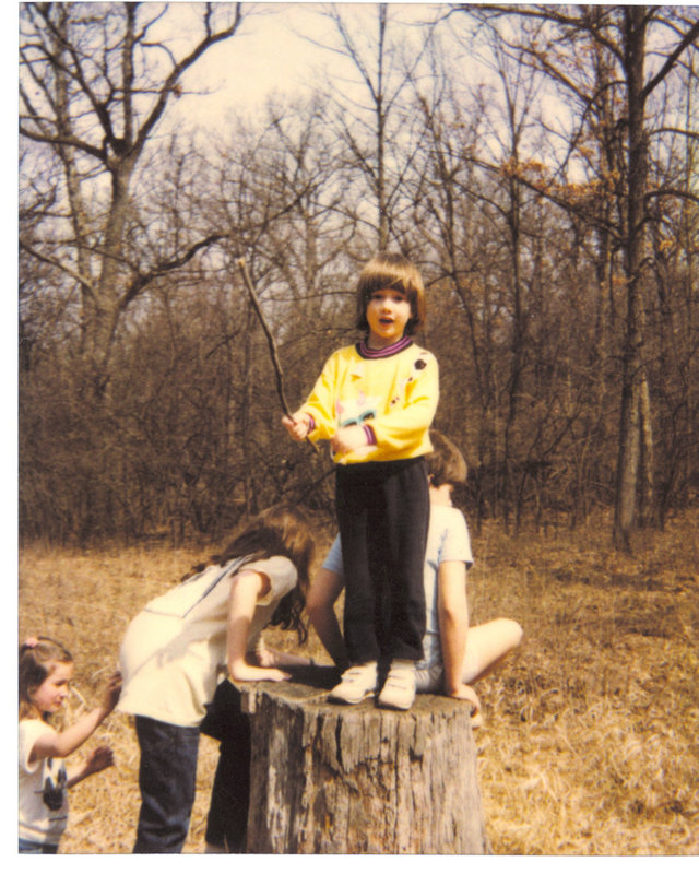 1990, Easter with Tom and Karen