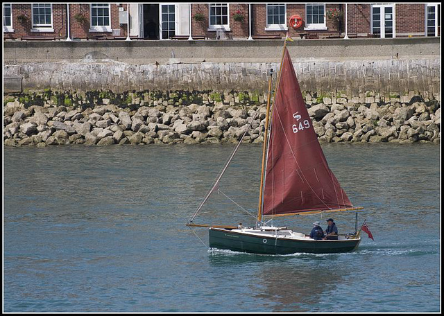 Sailing near the Round Tower, Portsmouth