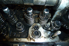 New valve stem seals on the Mercedes-Benz OM615 engine