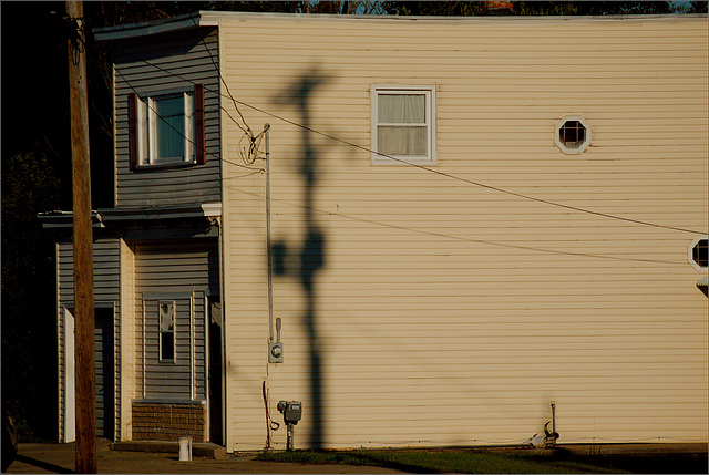 Shadow Telephone Pole