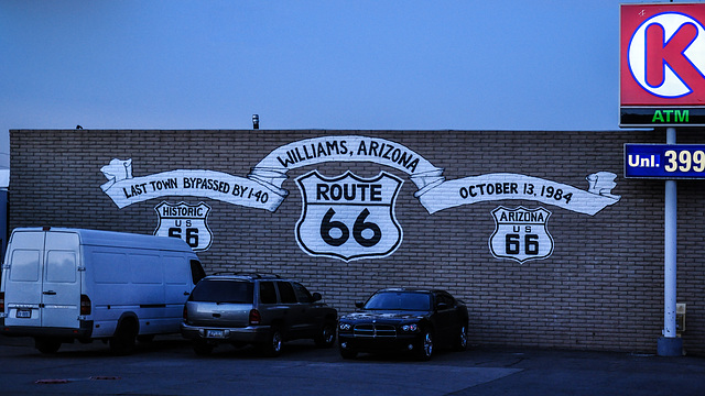 Last Town bypassed  by I-40 (Interstate 40)