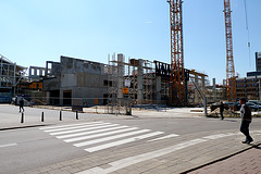 Building work on the ROC in Leiden