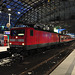 Engine 112185-4 of the Deutsche Bahn at Berlin Hauptbahnhof