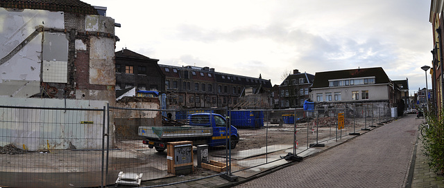 Demolition work for the music center De Nobel