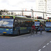 Connexxion buses at Leiden Central station