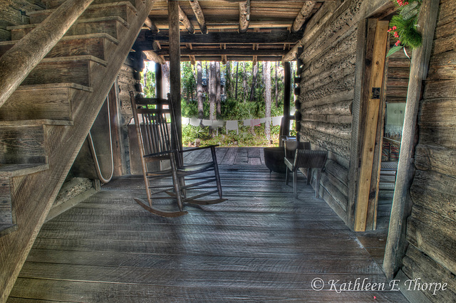 Heritage Village Historic "dog run" Cabin - HDR