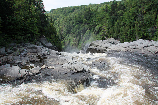 Above the falls