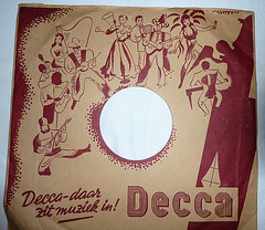 Decca record sleeve