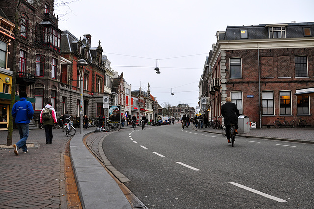 Stationsweg in Leiden