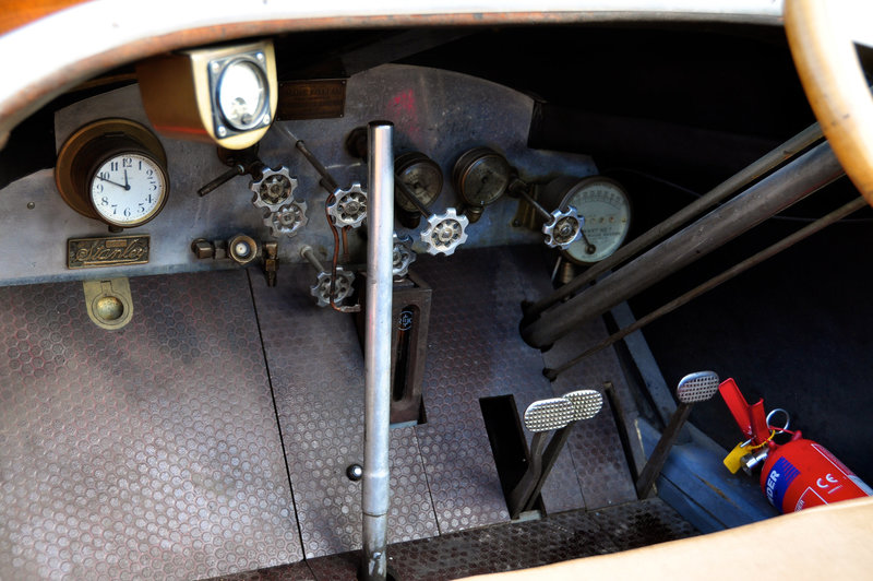 Dordt in Stoom 2012 – Controls of a Stanley steam car