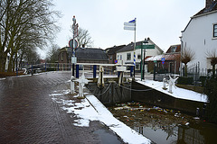 The lock and bridge of Oudewater