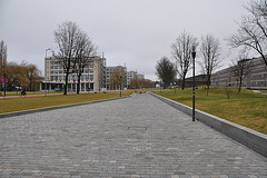 View of the Delft University campus