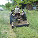 France 2012 – Massey-Harris-Ferguson FF 30 DS tractor mowing the lawn