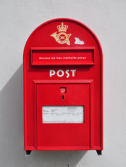 Copenhagen – Mailbox of Post Danmark
