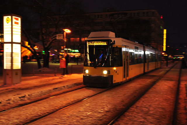 Berlin tram at Alexanderplatz