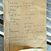 France 2012 – French shopping list