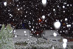 Heavy snow on New Year's Eve