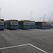 Connexxion buses at Leiden Centraal station